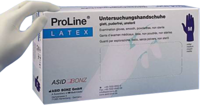 PROLINE Plus Latex Unt.Handschuhe puderfrei L