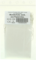 MUNDSCHUTZ PAPIERVLIES m.Gummiband weiß