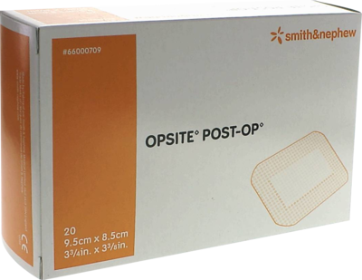 OPSITE Post-OP 8,5x9,5 cm Verband einzeln steril