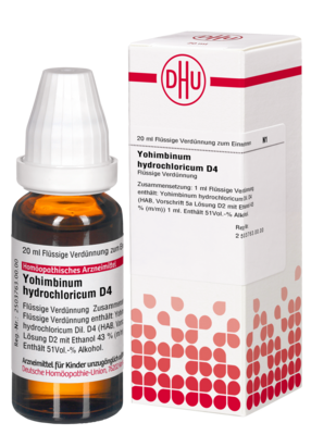 YOHIMBINUM HYDROCHLORICUM D 4 Dilution