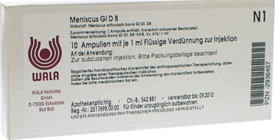 MENISCUS GL D 8 Ampullen