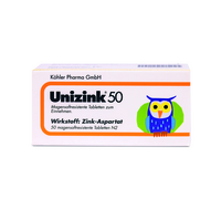 UNIZINK 50 magensaftresistente Tabletten