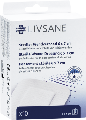 LIVSANE steriler Wundverband 6x7 cm