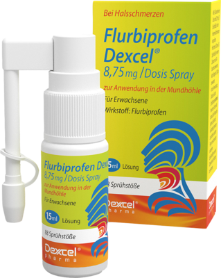 FLURBIPROFEN Dexcel 8,75 mg/Dos.Spray Mundhöhle